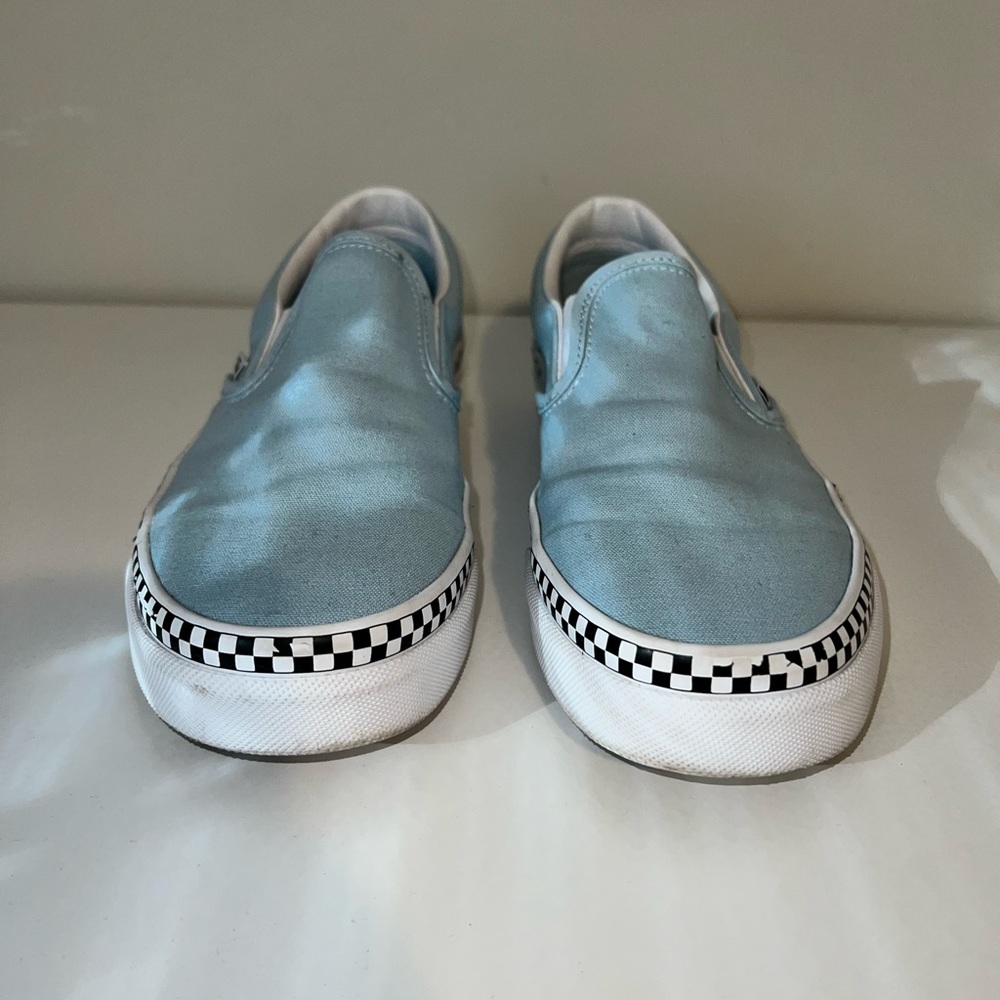 Vans Light Blue Slip-On Sneakers - Picture 3 of 5